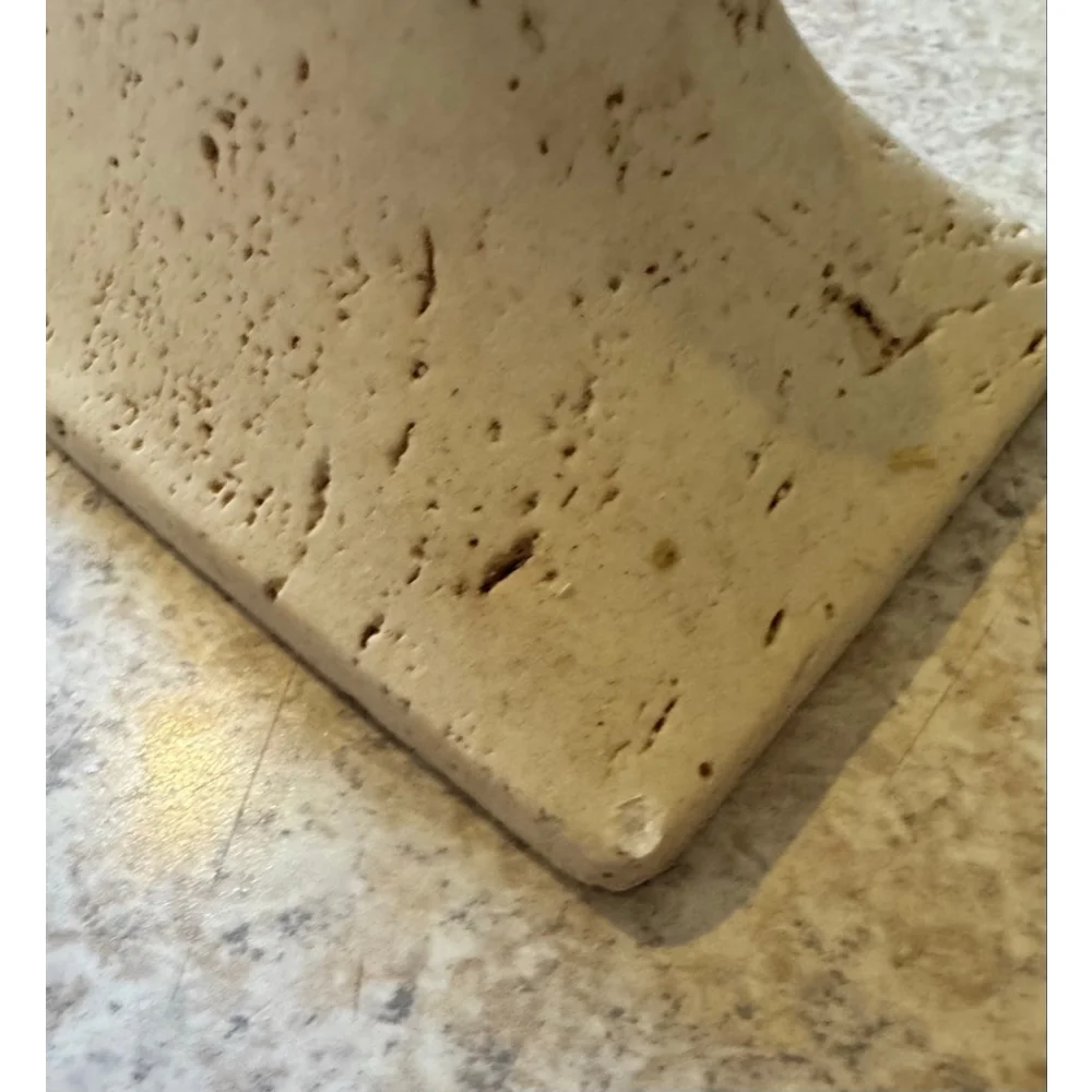 Travertine ( Cast Stone ) Light Beige Replacement end